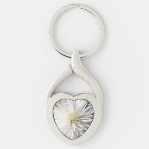Claricia Twisted Heart Silverfärgad Nyckelring