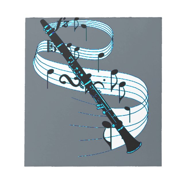 Clarinet Anteckningsblock (Framsida)