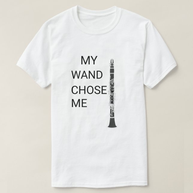 Clarinet - Bandpresentidé, Funny Clarinet T Shirt (Design framsida)