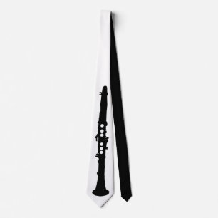 Clarinet Black and White Elegant Slips