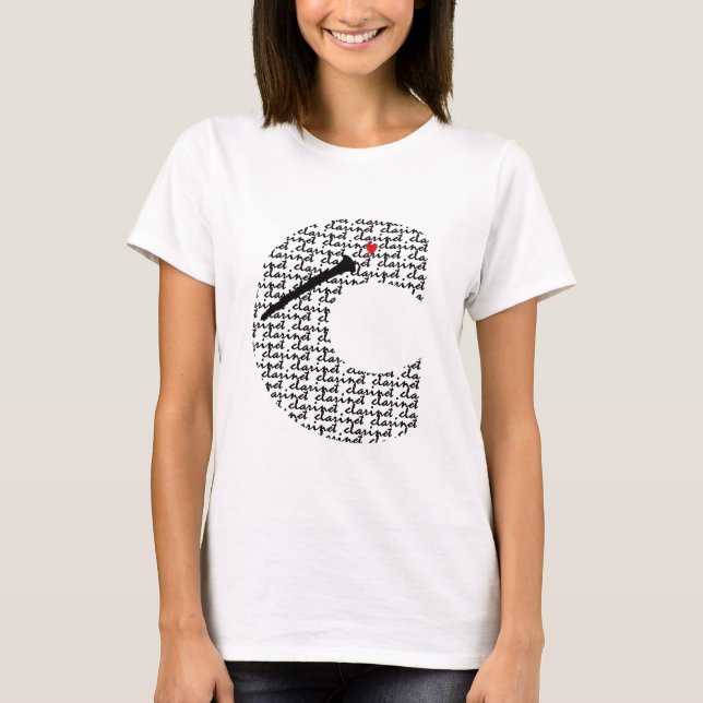 Clarinet Brev C T-shirt (Framsida)