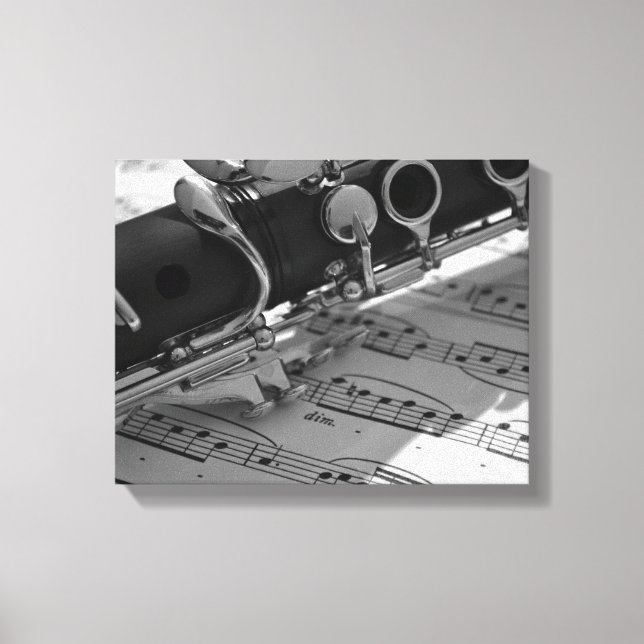 Clarinet Canvastryck (Framsida)
