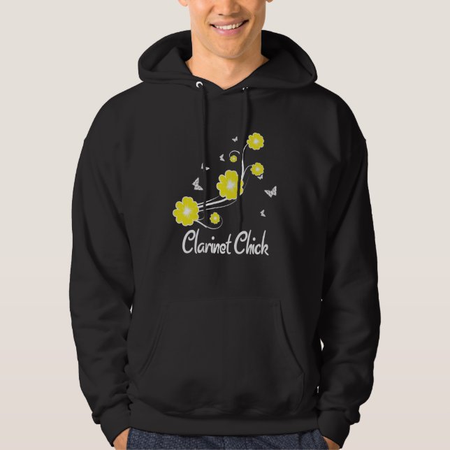 Clarinet Chick Hoodie (Framsida)