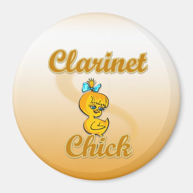 Clarinet Chick Magnet (Framsidan)
