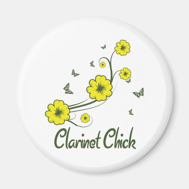 Clarinet Chick Magnet (Framsidan)
