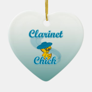 Clarinet Chick nr 3 Julgransprydnad Keramik