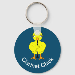 Clarinet Chick Nyckelring