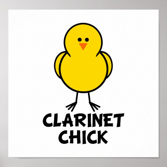 Clarinet Chick Poster (Framsidan)