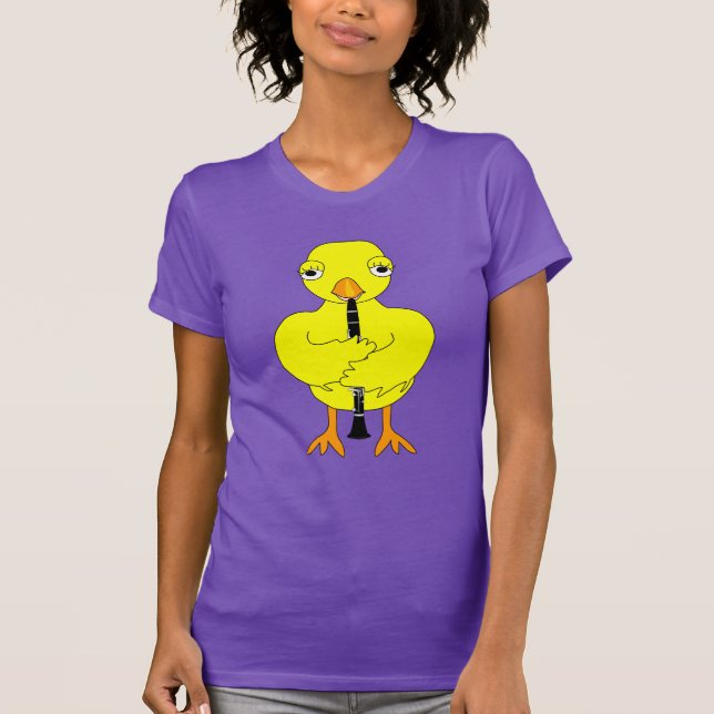 Clarinet Chick T-Shirt (Framsida)