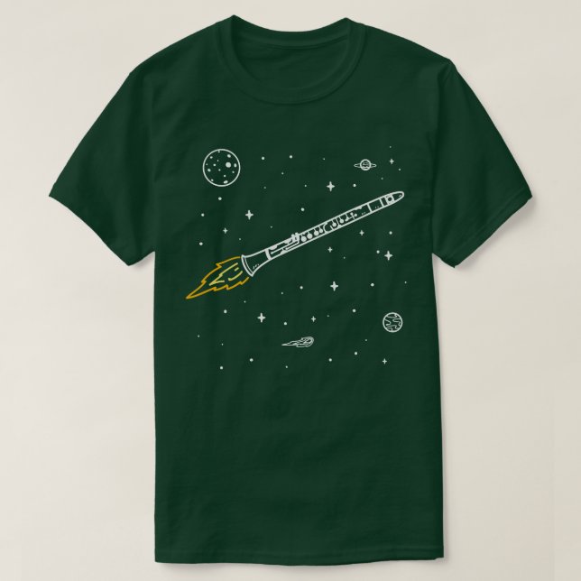 Clarinet Clarinet Instrument T Shirt (Design framsida)