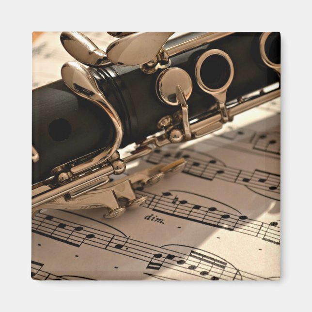 Clarinet Closeup Magnet (Framsidan)