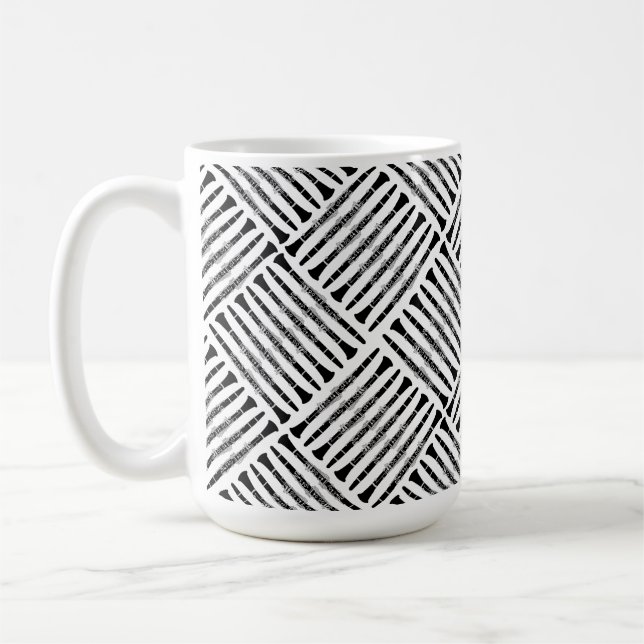 Clarinet Crosshatch Kaffemugg (Vänster)