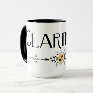 Clarinet Decorative Line Mugg