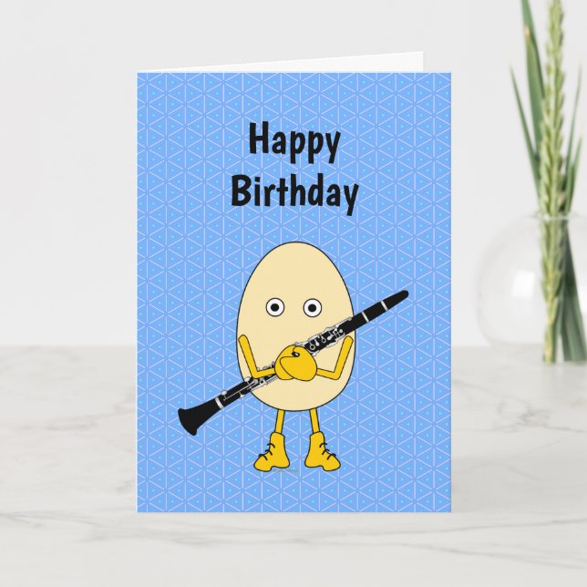 Clarinet Egghead Kort (Framsida)