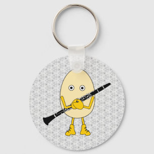 Clarinet Egghead Nyckelring