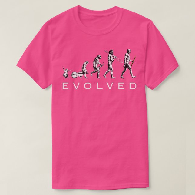 Clarinet Evolution T Shirt (Design framsida)
