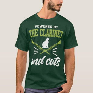 Clarinet Funny Cat Lover Clarinetist Clarinet Pla T Shirt