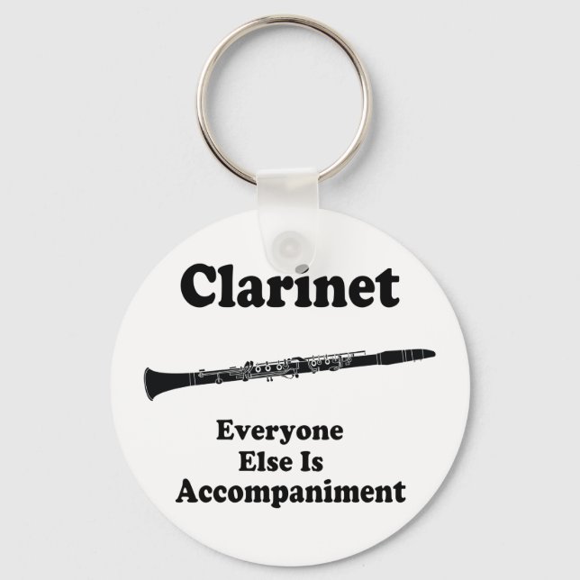 Clarinet Gift Nyckelring (Framsida)