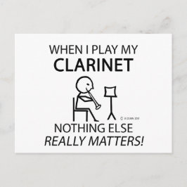 Clarinet Ingenting annat Vykort