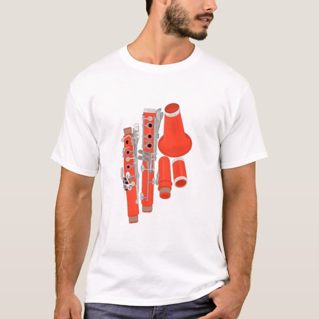 Clarinet isär t shirt (Framsida)