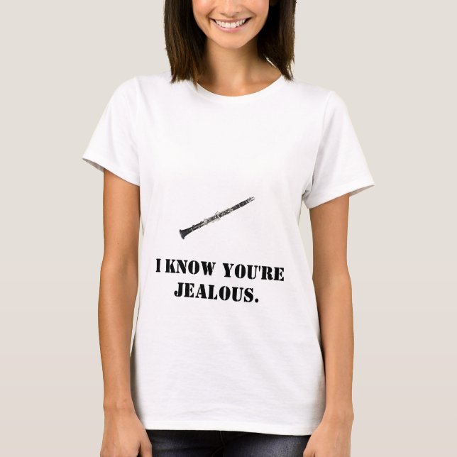 Clarinet Jealousy T-shirt (Framsida)