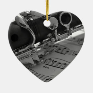 Clarinet Julgransprydnad Keramik