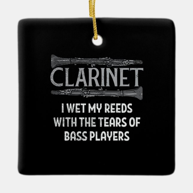 Clarinet Julgransprydnad Keramik (Framsida)