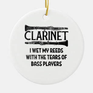 Clarinet Julgransprydnad Keramik