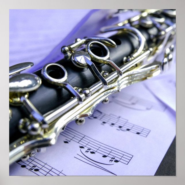 Clarinet Lakan Music Band Orchestra Poster (Framsidan)