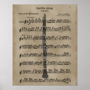 Clarinet Lakan Music Poster
