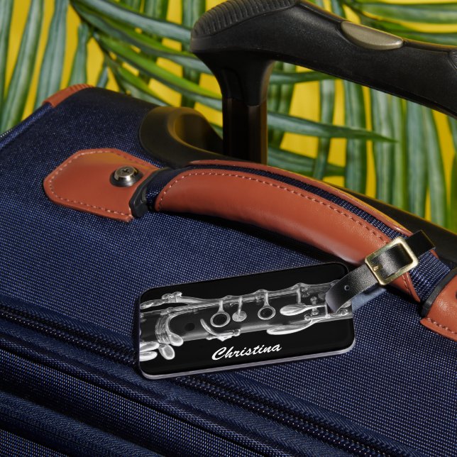 Clarinet Luggage Tag Bagagebricka (Framsida Insitu 3)