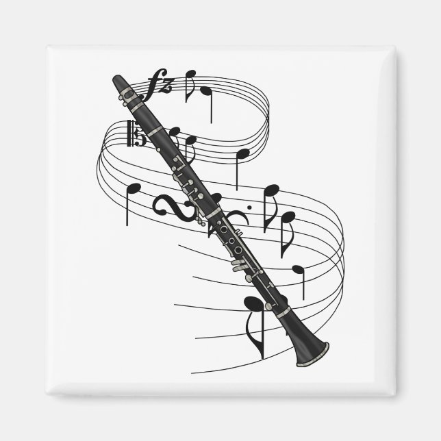 Clarinet Magnet (Framsidan)