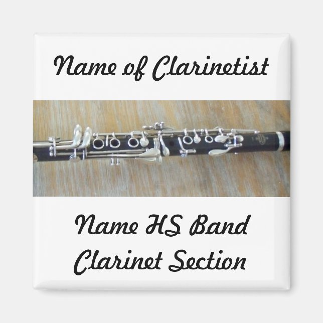 Clarinet Magnet (Framsidan)