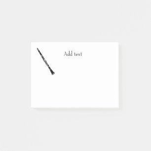 Clarinet-mall, anpassade post-it block