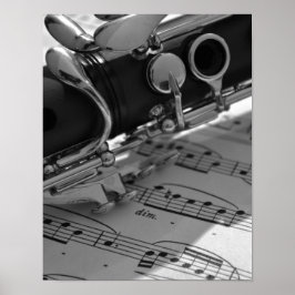 Clarinet med Lakan Music Poster