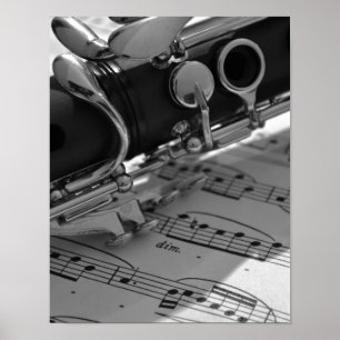 Clarinet med Lakan Music Poster