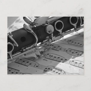 Clarinet med Lakan Music Vykort