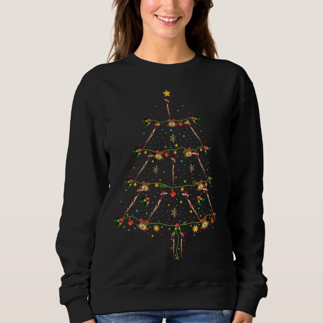 Clarinet Music Älskare Julafton Santa Hat Clarinet T Shirt (Framsida)