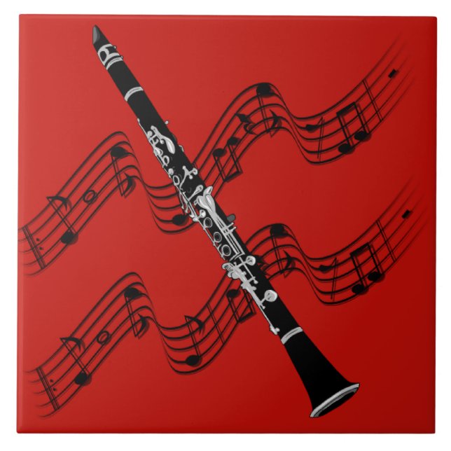 Clarinet Music Kakelplatta (Framsidan)