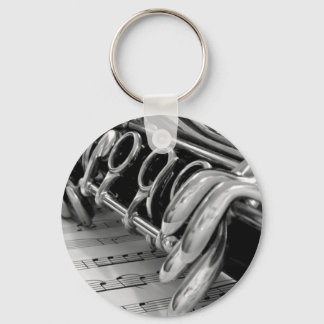 Clarinet Music Keychain Nyckelring