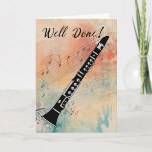 Clarinet Music Performance-Grattisar Kort