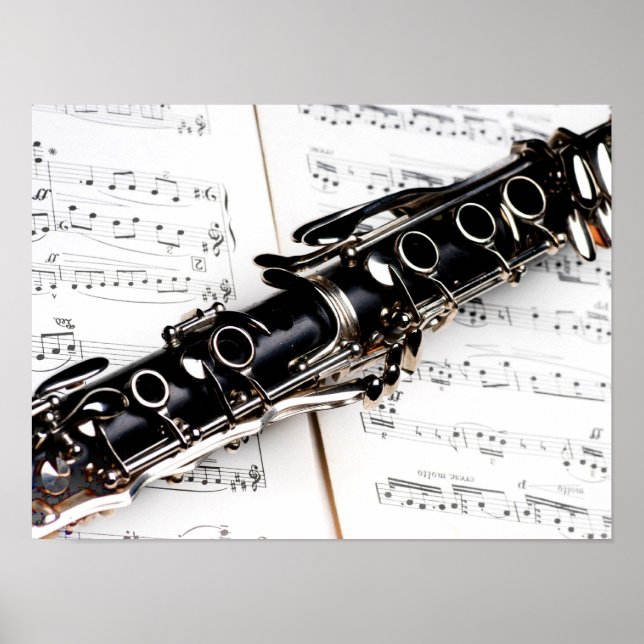 Clarinet Music Poster (Framsidan)