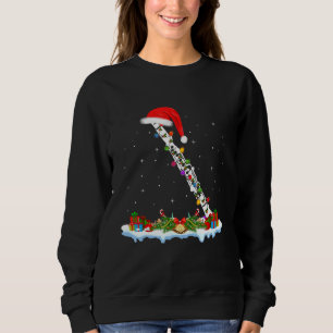 Clarinet Music Santa Hat Lighting Clarinet Kristus T Shirt