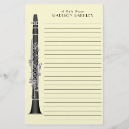 Clarinet Music Teacher Band Musician Brevpapper