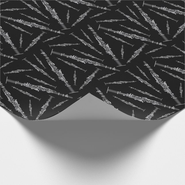 Clarinet Music Teacher Band Musician Presentpapper (Hörn)