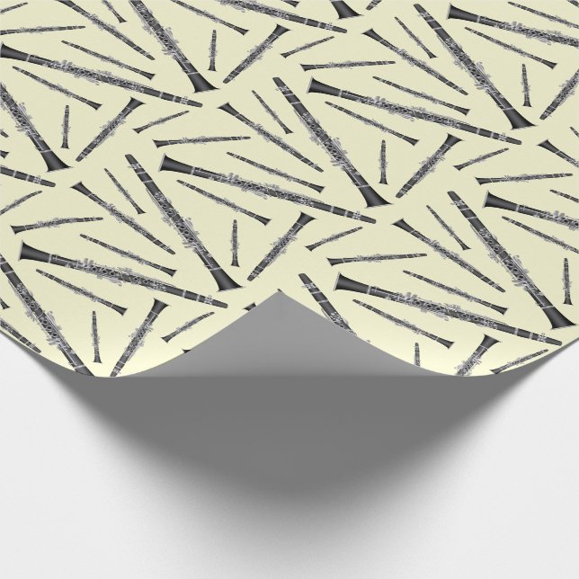 Clarinet Music Teacher Band Musician Presentpapper (Hörn)