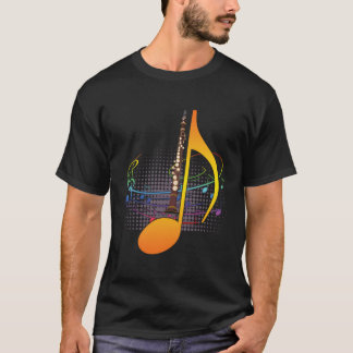 Clarinet Musician Musical Note Hoodie Clarinetist T Shirt