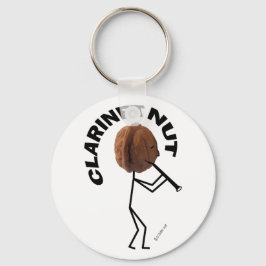 Clarinet Nöt Nyckelring