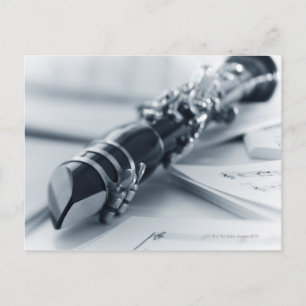 Clarinet på Music Lakan Vykort
