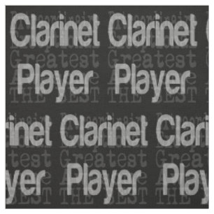Clarinet Player Extraordinaire Fabric Tyg